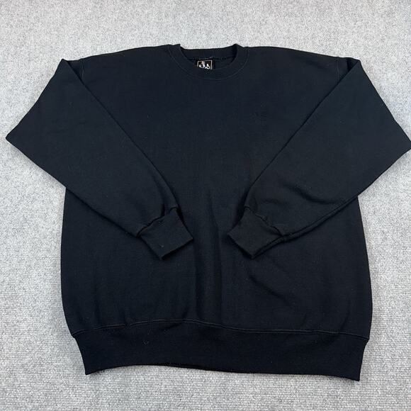 jcpenney Sweaters - Vintage 90s JCPENNEY USA Olympics Black Crewneck Sweatshirt X-Large Made In USA